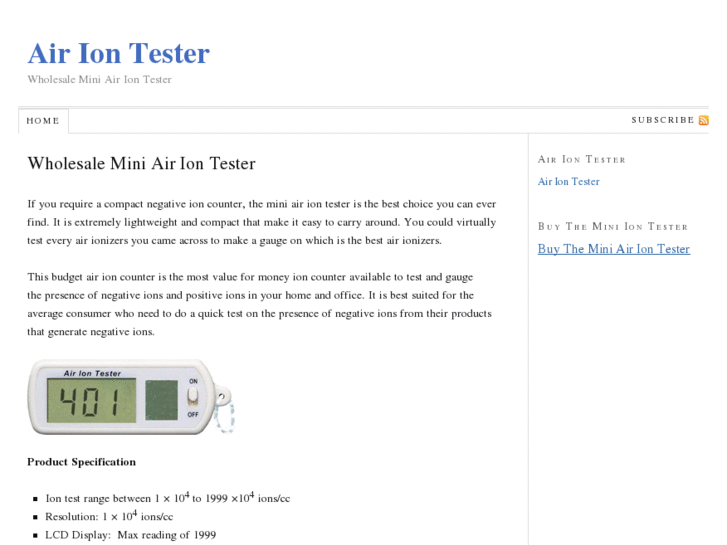 www.airiontester.com