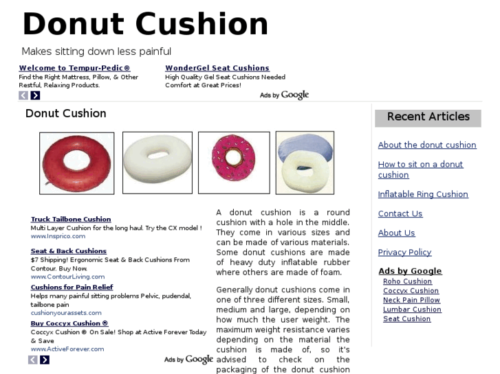 www.donutcushion.net