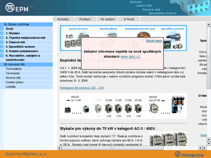 www.elektropristroj-modrany.cz