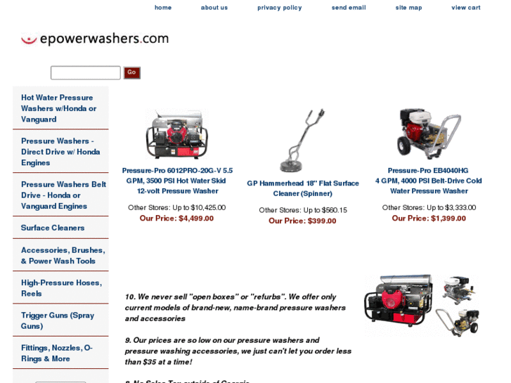 www.epowerwashers.com