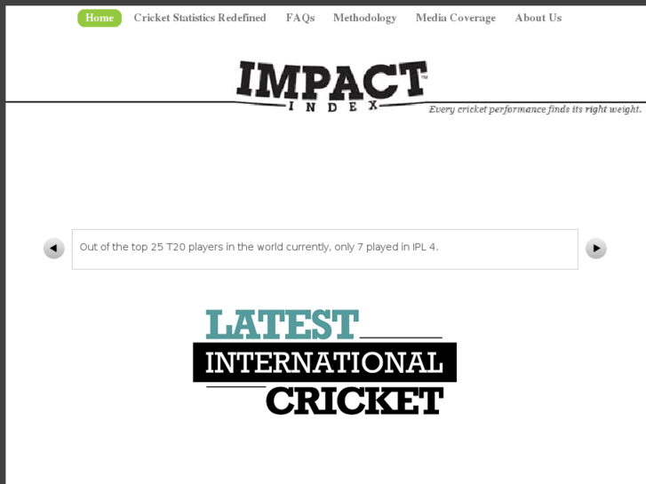 www.impactindexcricket.com