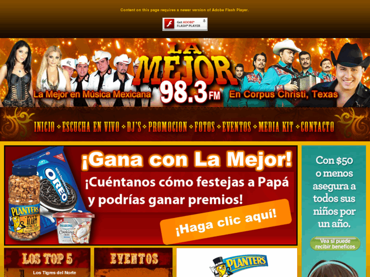 www.lamejor983envivo.com