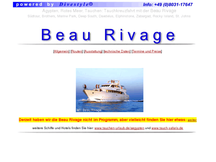 www.tauchkreuzfahrt-beau-rivage.de