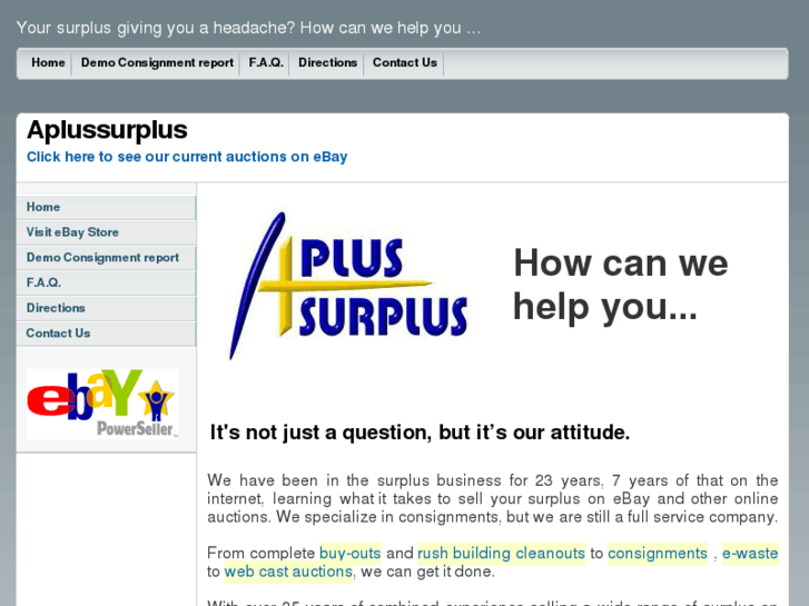 www.aplussurplus.com