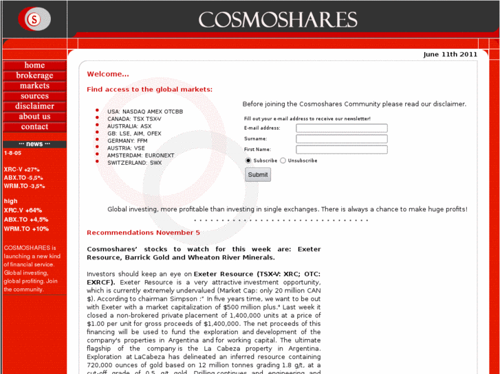 www.cosmoshares.com