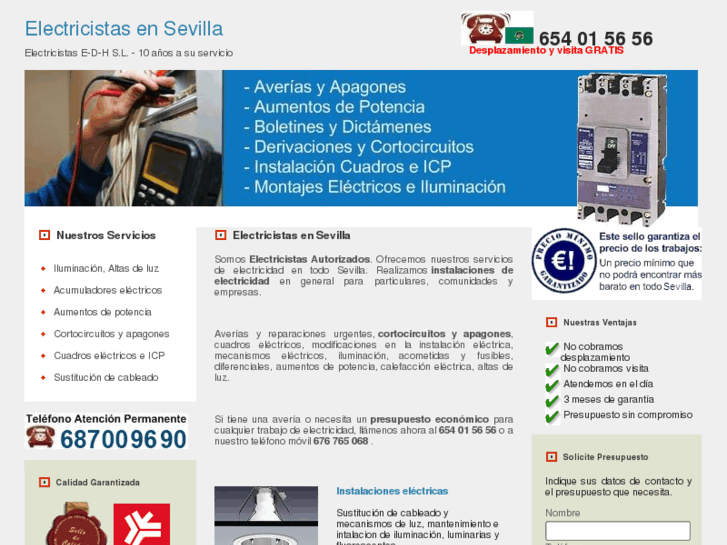 www.electricistasevilla.com