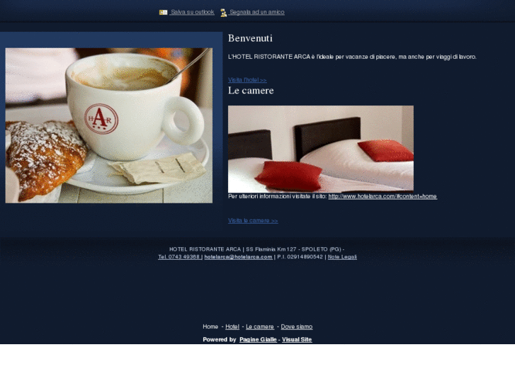 www.hotelristorantearca.com