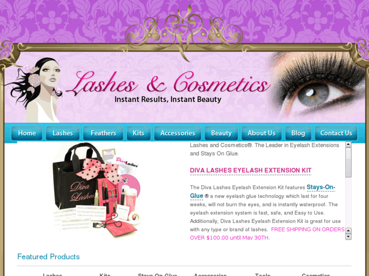 www.lashesandcosmetics.com