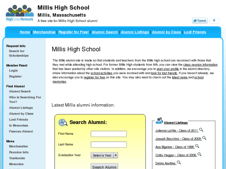 www.millishighschool.org