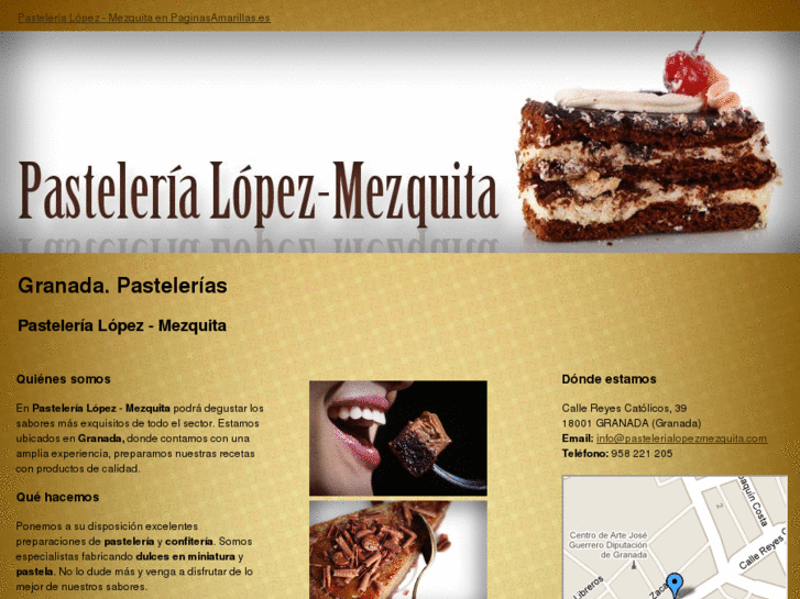 www.pastelerialopezmezquita.com