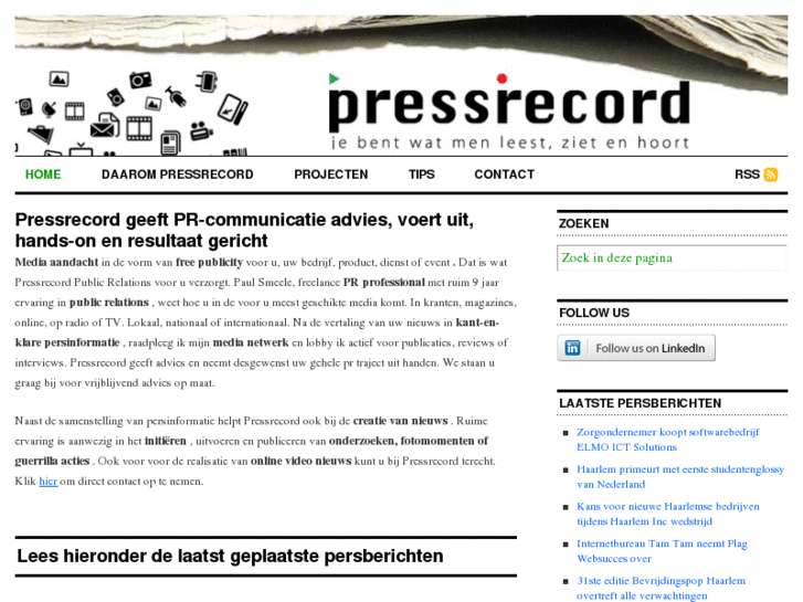 www.pressrecord.nl