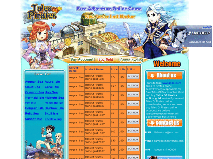 www.talesofpiratesonline.net