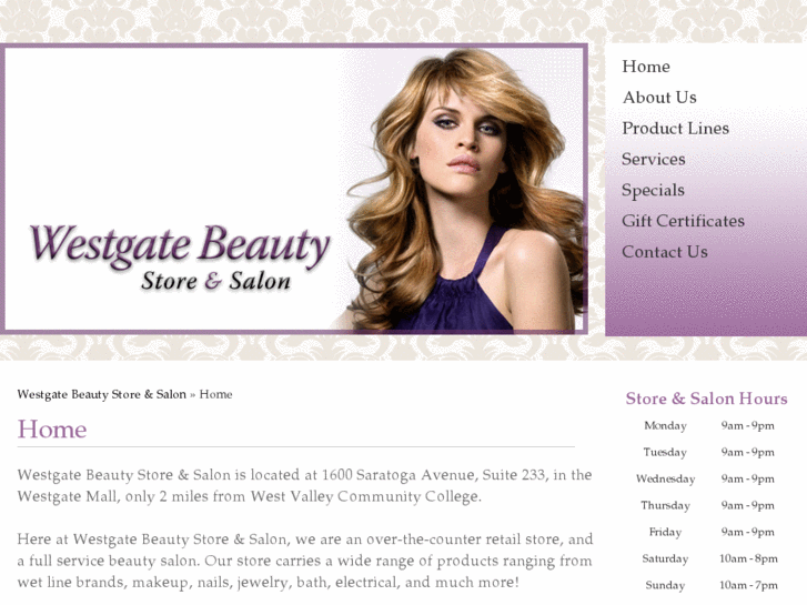 www.westgatebeautystoreandsalon.com