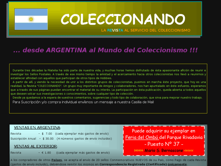 www.coleccionando.com.ar