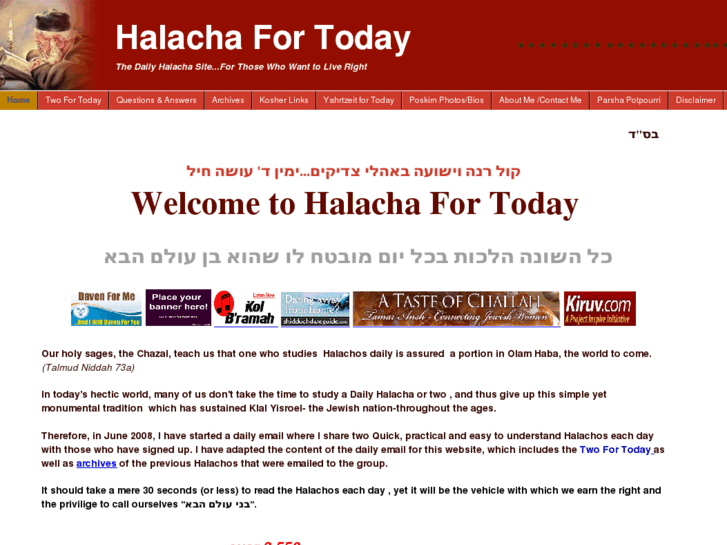 www.halachafortoday.com