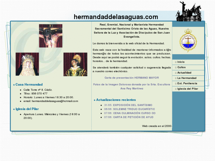 www.hermandaddelasaguas.com