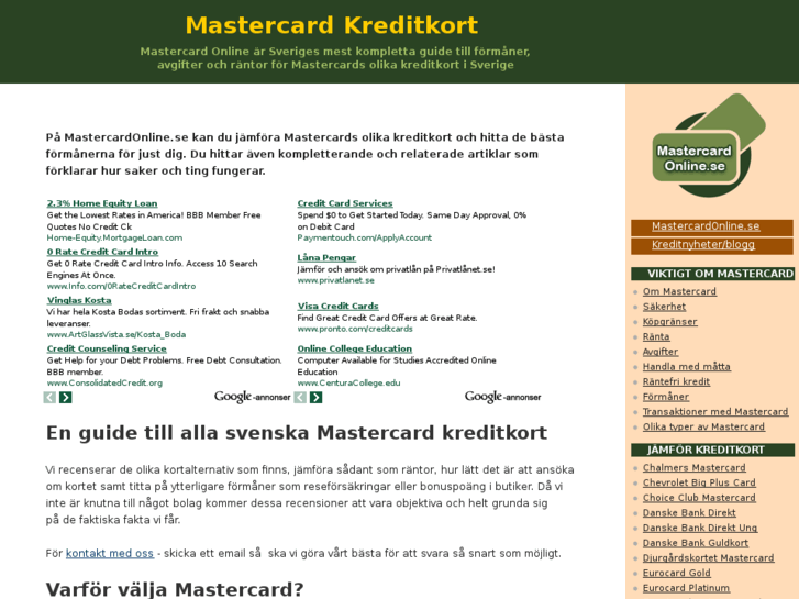 www.mastercardonline.se