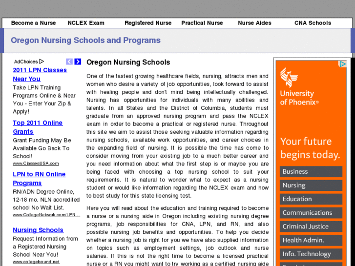 www.oregon-nursing-schools.com