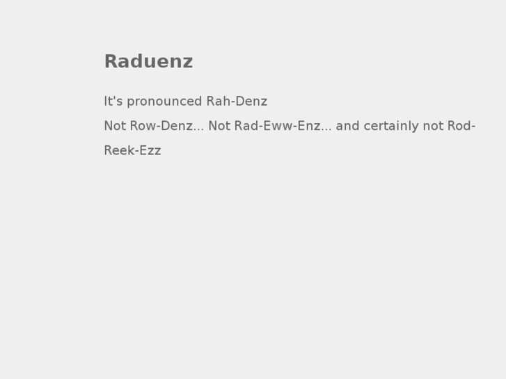 www.raduenz.com