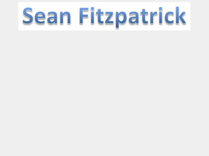 www.seanfitzpatrick.co.uk