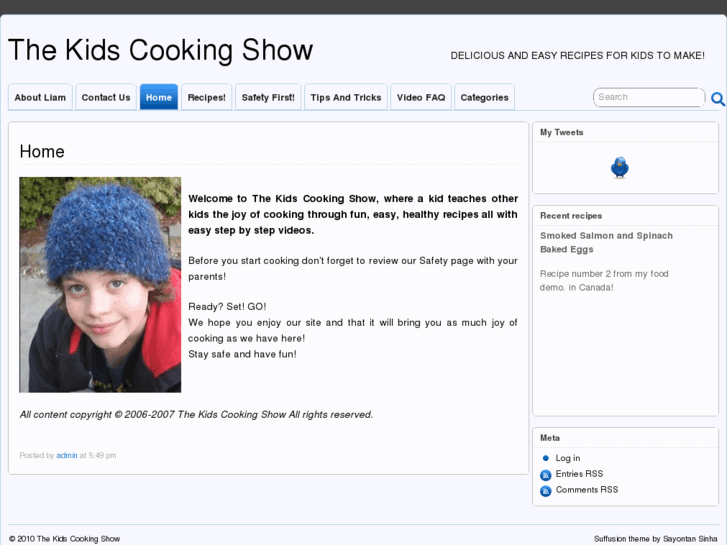 www.thekidscookingshow.com