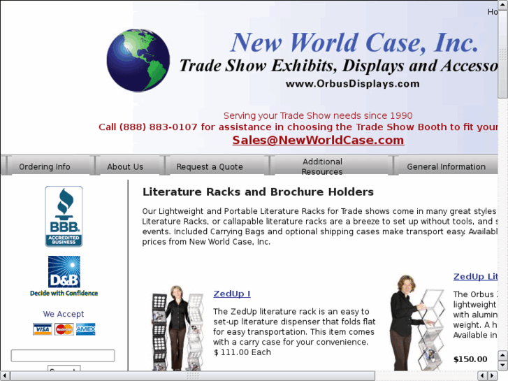 www.tradeshowliteratureracks.com