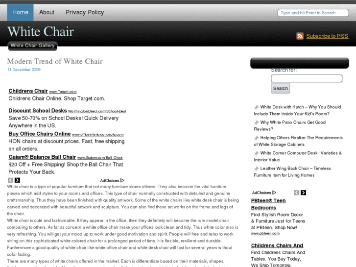 www.whitechair.org