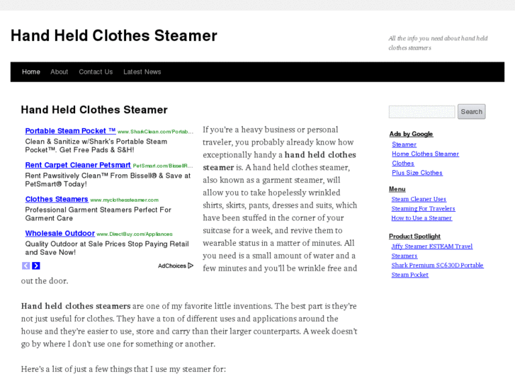 www.handheldclothessteamer.net