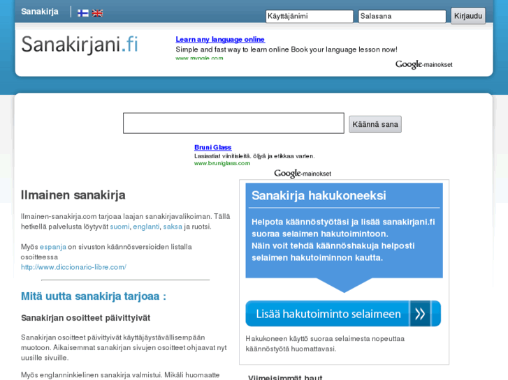 www.ilmainen-sanakirja.com