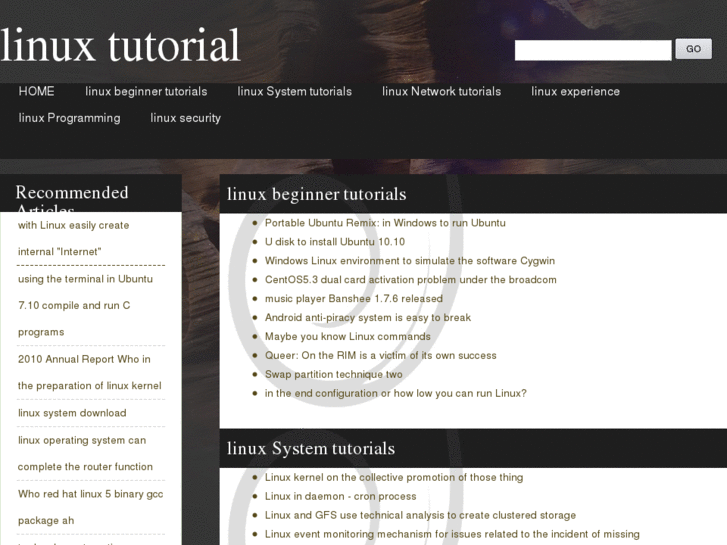 www.linux-tutorial.net