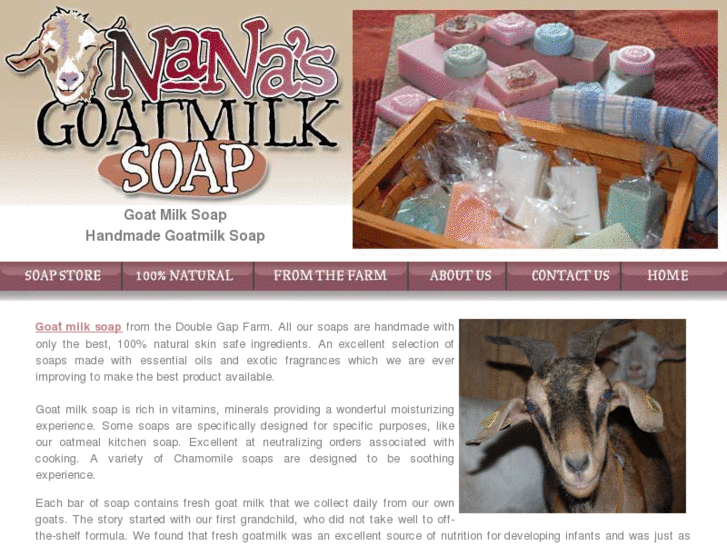 www.nanasgoatmilksoap.com