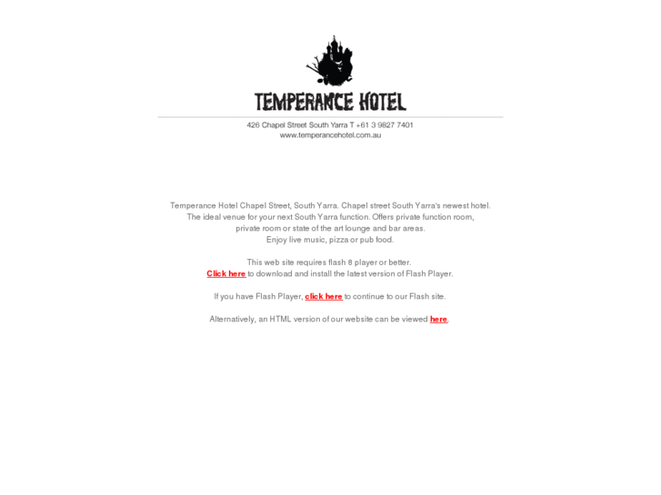 www.temperancehotel.com.au