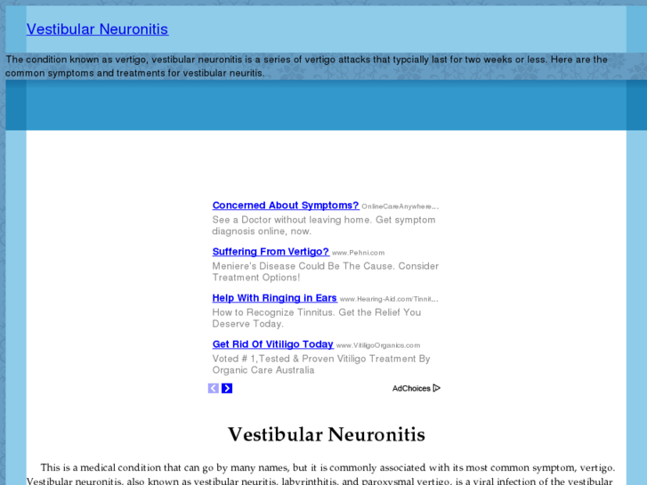 www.vestibularneuronitis.com