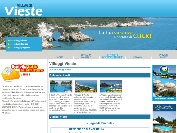 www.villaggivieste.it