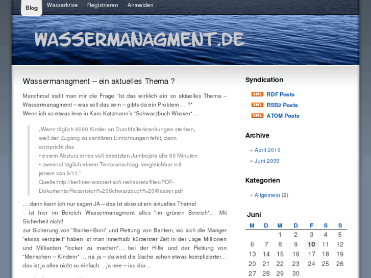 www.wassermanagment.de