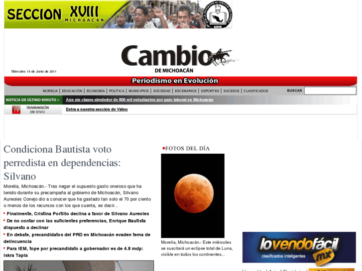 www.cambiodemichoacan.com.mx