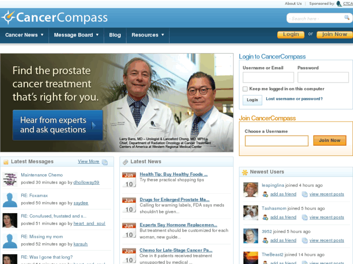 www.mycancercompass.com