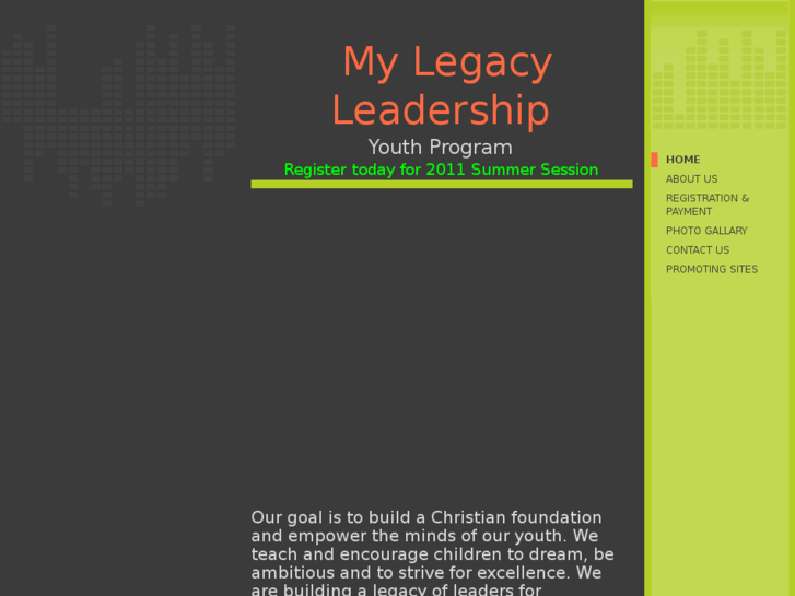 www.mylegacyleadership.com