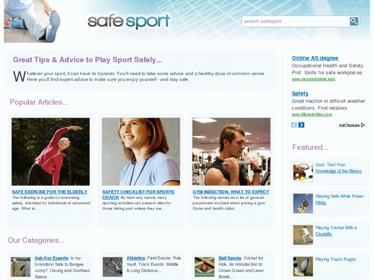 www.safesport.co.uk