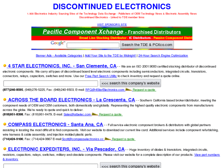 www.discontinuedelectronics.com