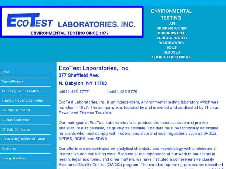 www.ecotestlabs.com