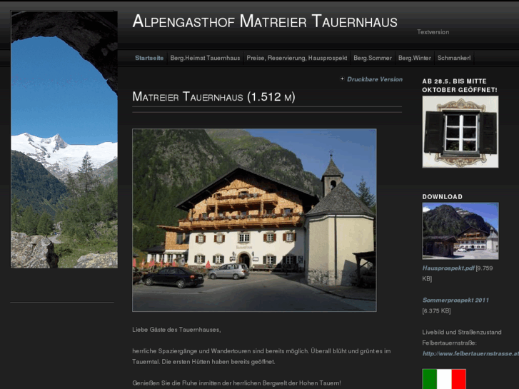 www.matreier-tauernhaus.com