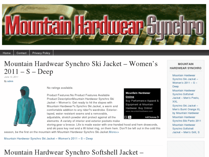 www.mountainhardwearsynchro.com