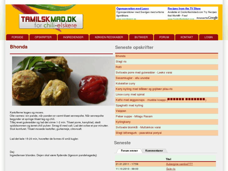 www.tamilskmad.dk