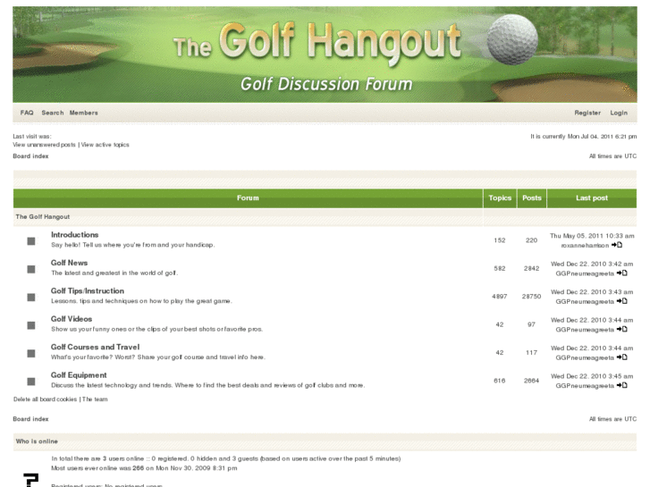 www.thegolfhangout.com