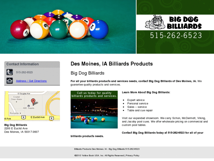 www.bigdogbilliards.net