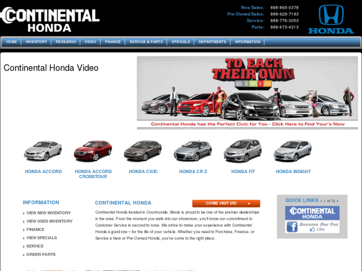 www.continentalhonda.com