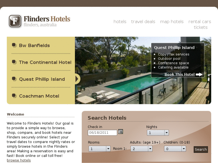 www.flindershotels.com