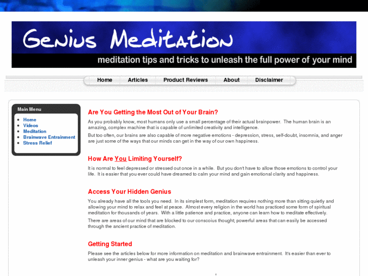 www.geniusmeditation.com