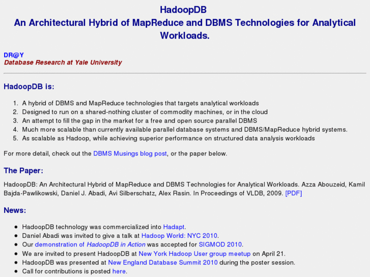 www.hadoopdb.net